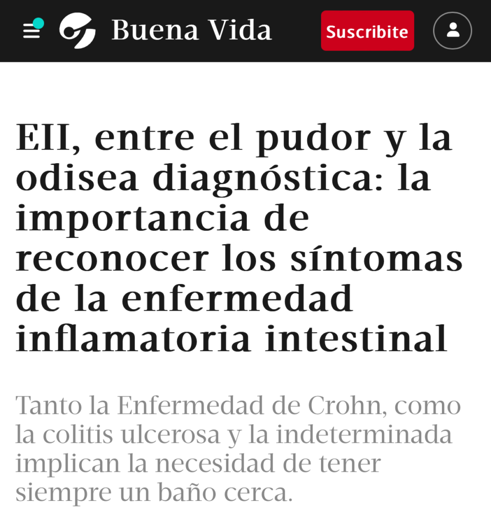 Clarín - 'EII, entre el pudor y la odisea diagnóstica: la importancia de reconocer los síntomas de la enfermedad inflamatoria intestinal'