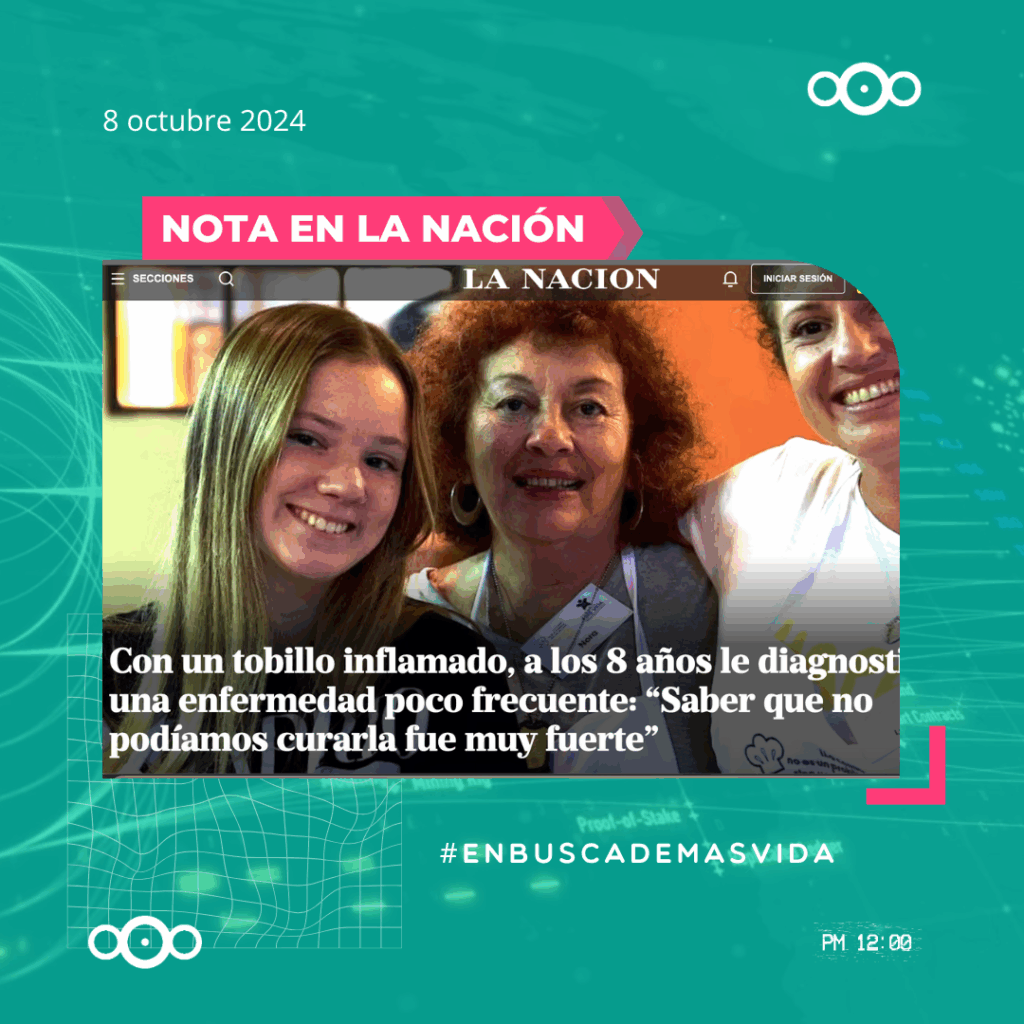 La Nación - Con un tobillo inflamado, a los 8 años le diagnosticaron una enfermedad poco frecuente: “Saber que no podíamos curarla fue muy fuerte”